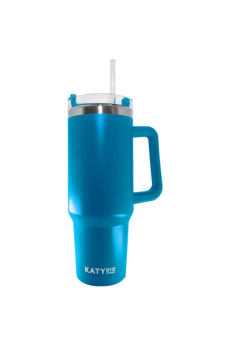 Blue Wholesale Drink Tumbler Cup w/ Handle