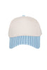Light Blue Coastal Striped Blank Trucker Hat Wholesale