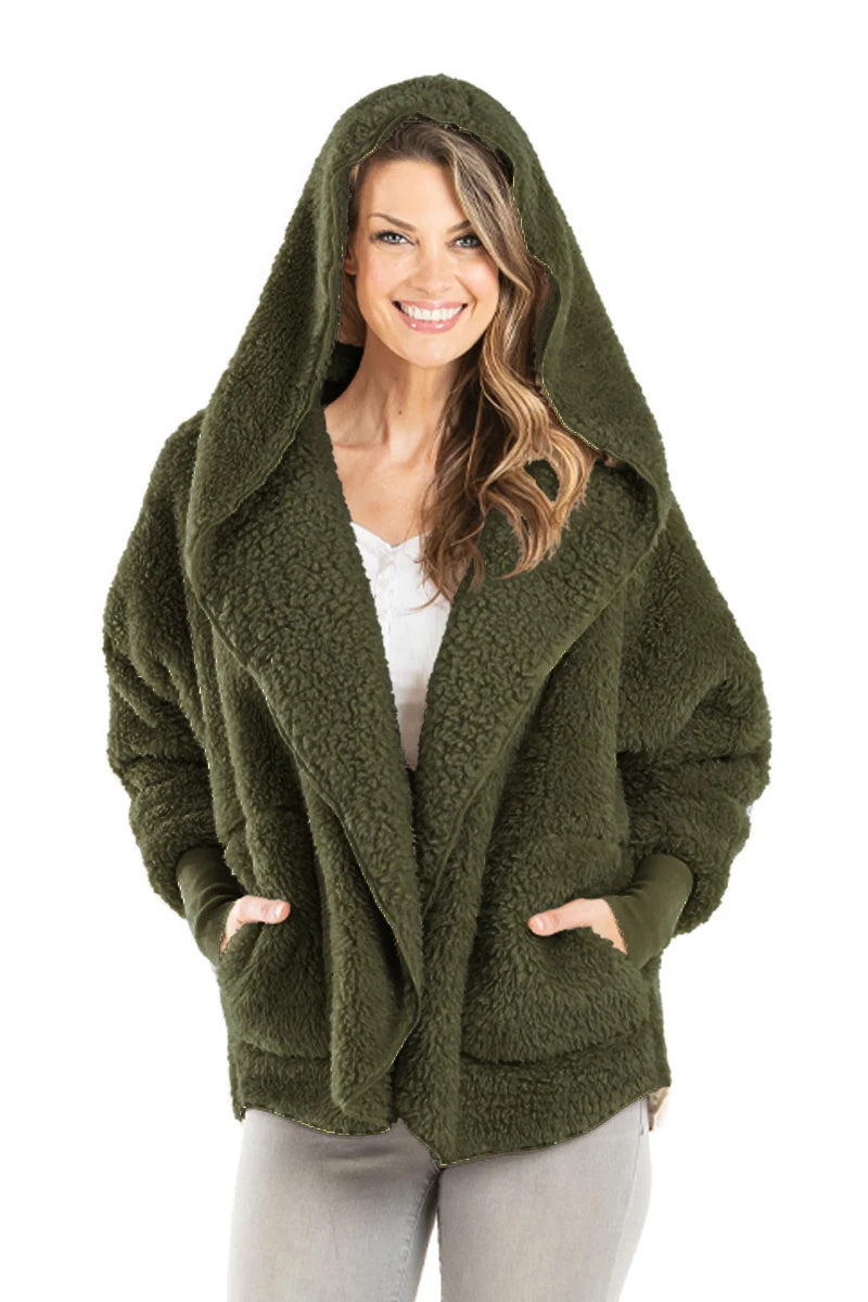 Sherpa Wholesale Body Wrap/Cardigan for Women Hoodie (7 colors)