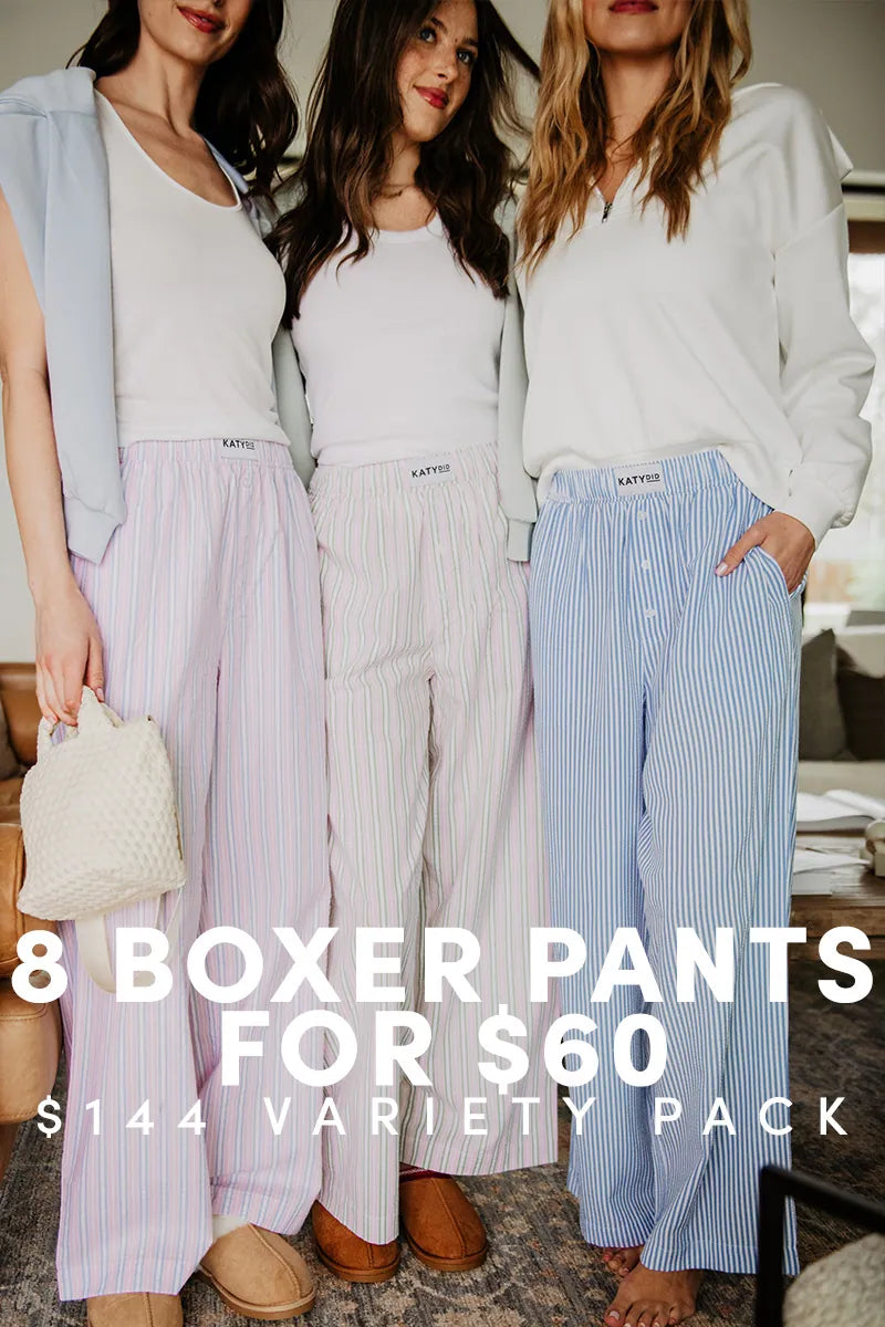 8 for $60 Boxer Pants Variety Pack ($144 value)