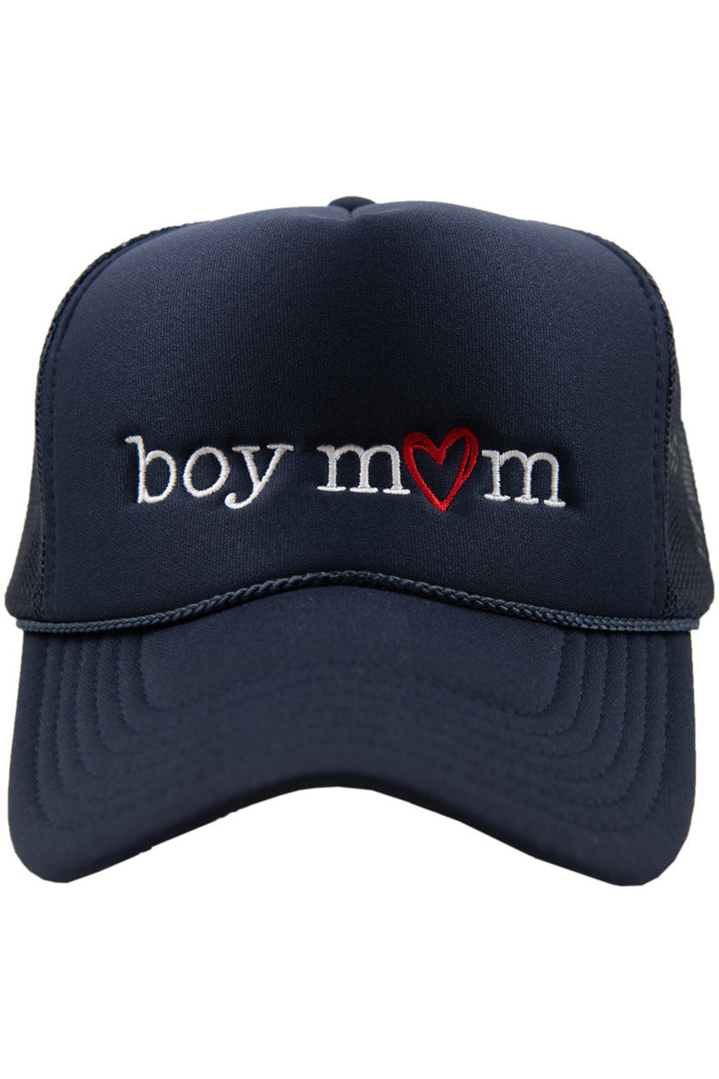 Boy Mom (Red Heart) Foam Wholesale Trucker Hat