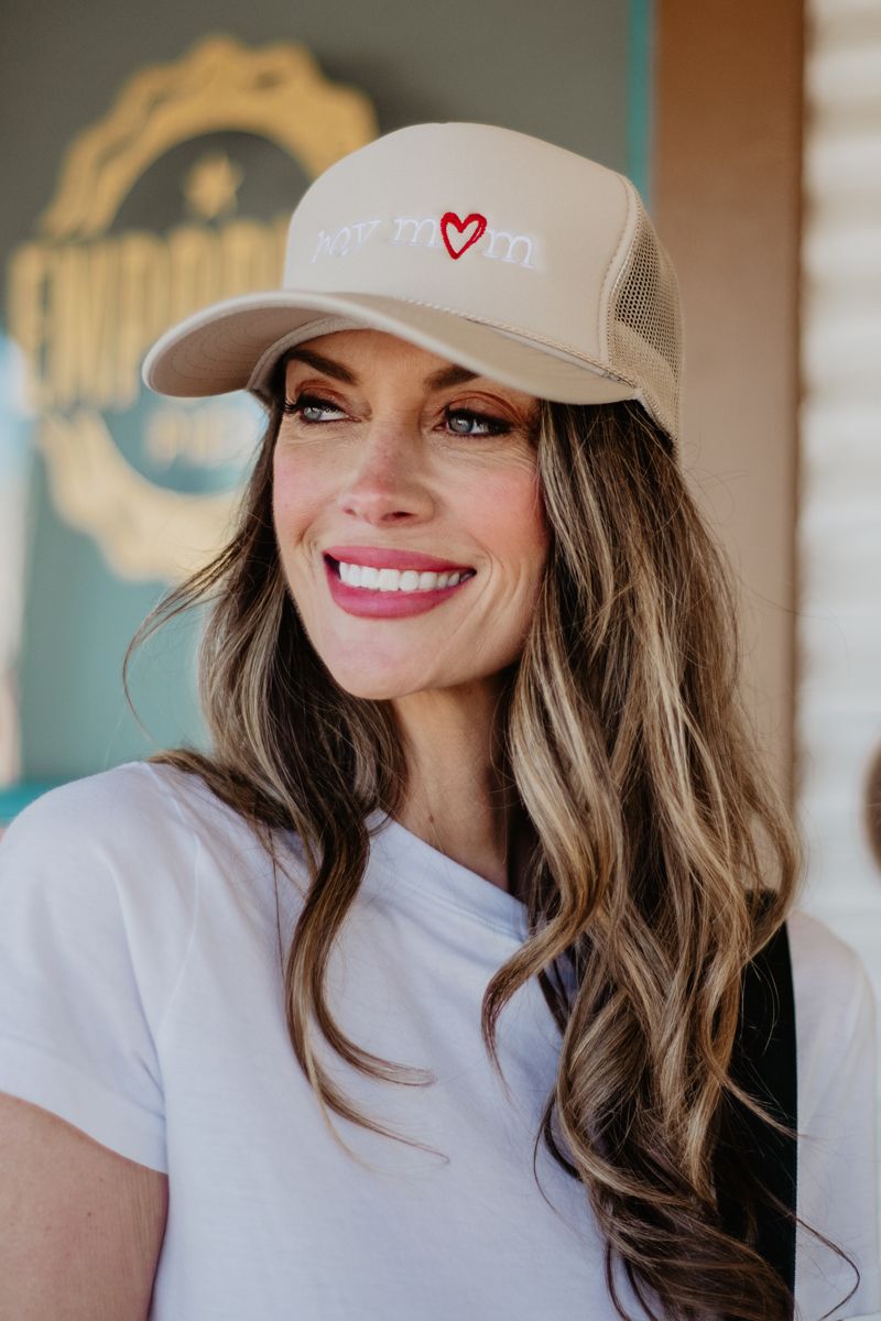 Boy Mom (Red Heart) Foam Wholesale Trucker Hat