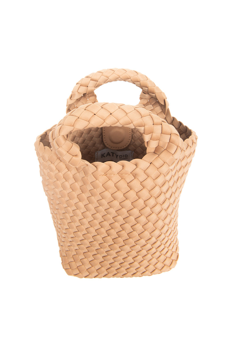 Camel Wholesale Crossbody Bucket Handbag