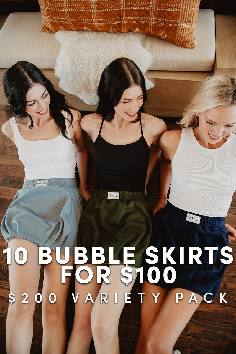 10 for $100 Solid Bubble Skirts ($200 value)