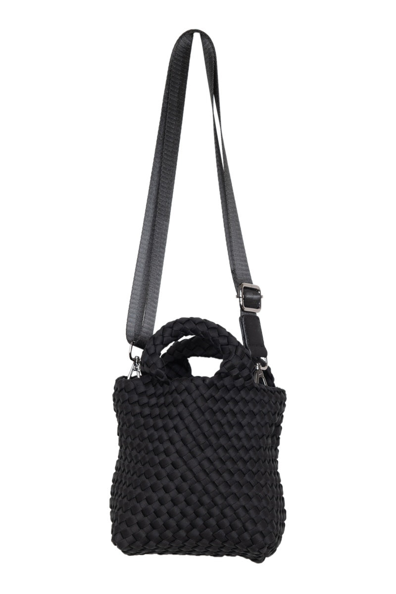 Black Wholesale Neoprene Crossbody Bucket Bag