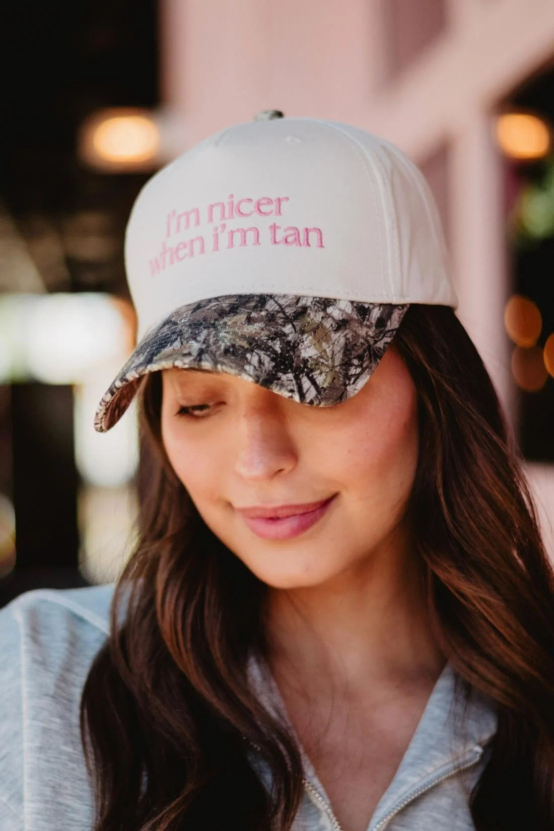 I'm Nicer When I'm Tan Wholesale Two-Toned Vintage Hats