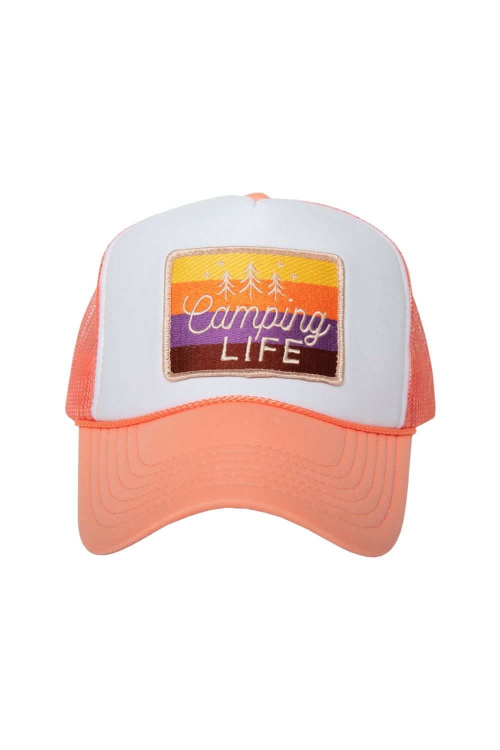 Camping LIFE Patch Mesh Trucker Hats Wholesale