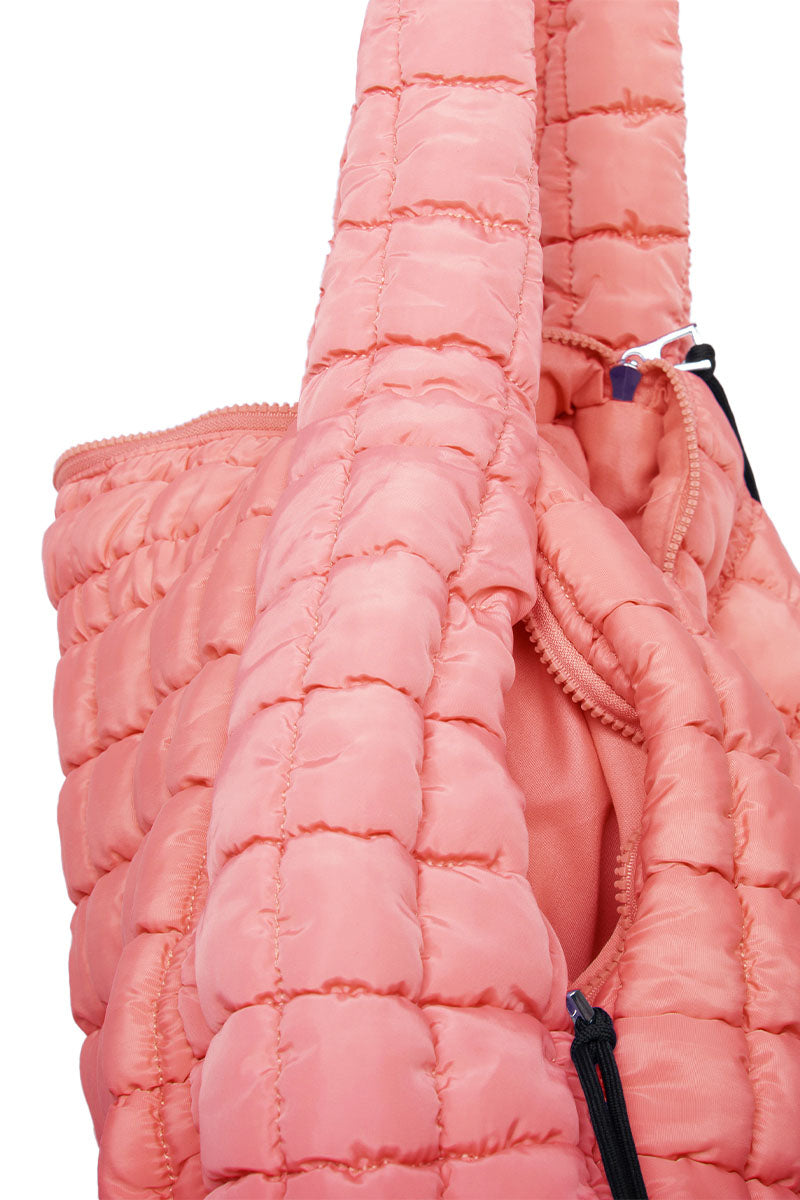 Coral Wholesale Quilted Women's Tote Bag