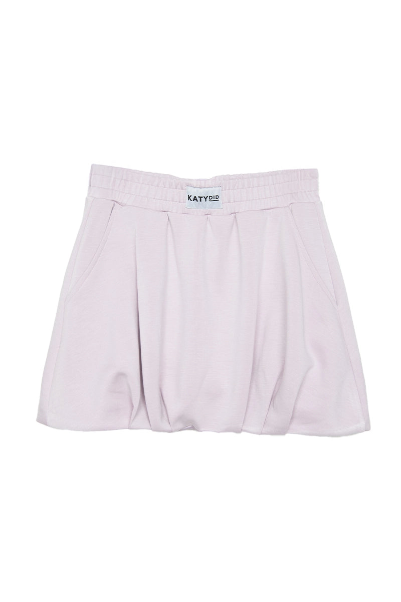 Mauve Wholesale Bubble Mini Skirt