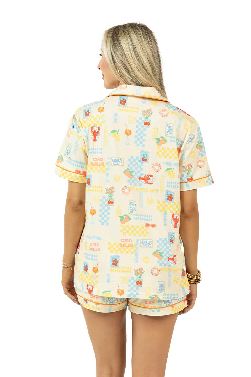 Italian Summer Wholesale Pajama Short Sets