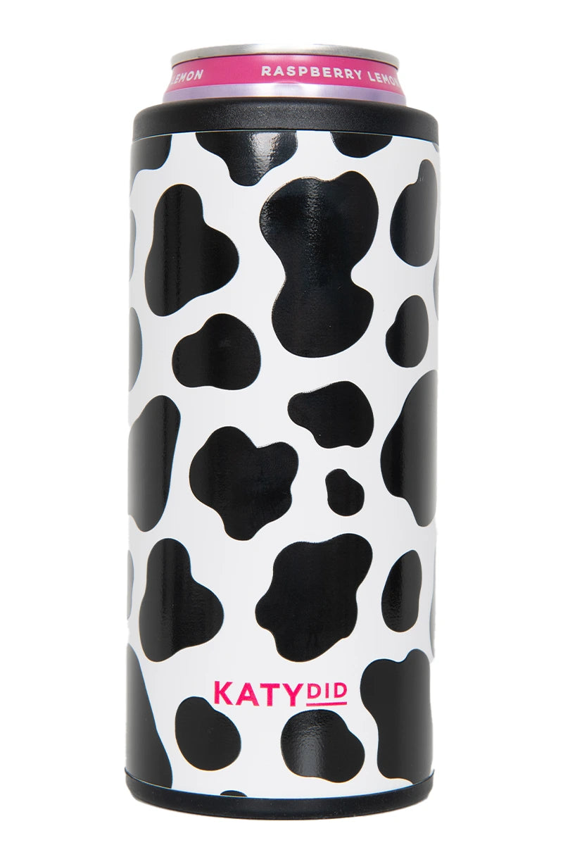 Cow Print Wholesale Slim Can Cooler