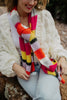 Neon Stripes Wholesale Crochet Knitted Scarf