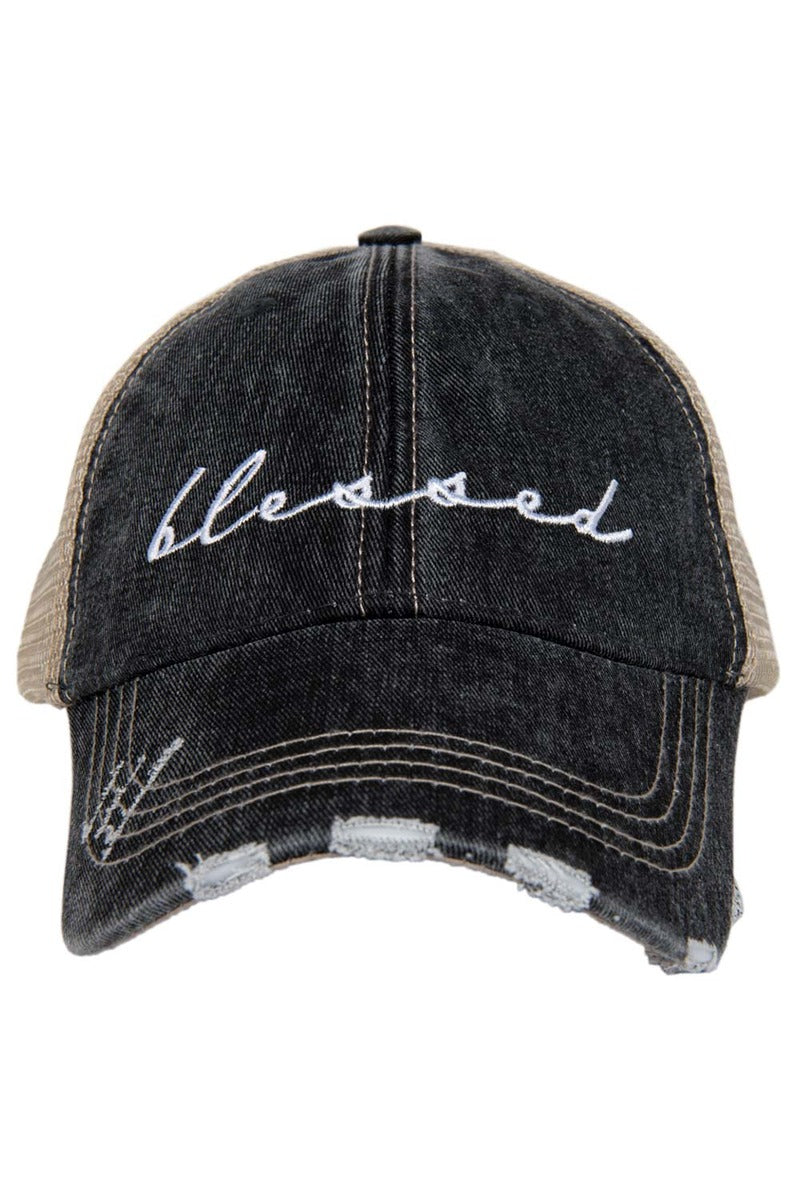 Blessed (Cursive) Wholesale Trucker Hat