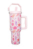 Beach Seashells Wholesale Tumbler with Straw