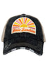 Hello Sunshine Black Wholesale Trucker Hat