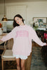 JESUS Mockneck Sweatshirt For Boutiques Light Pink