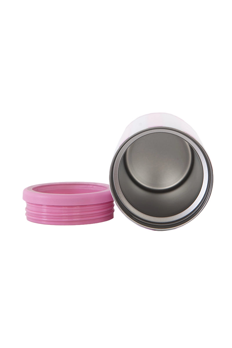 Light Pink Scalloped Wholesale Slim Can Cooler