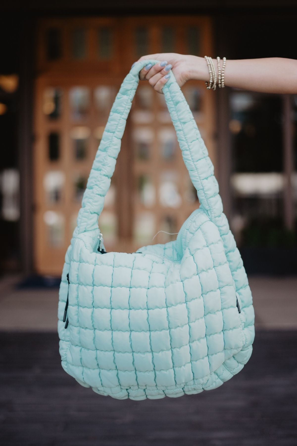 Mint Women's Wholesale Quilted Tote