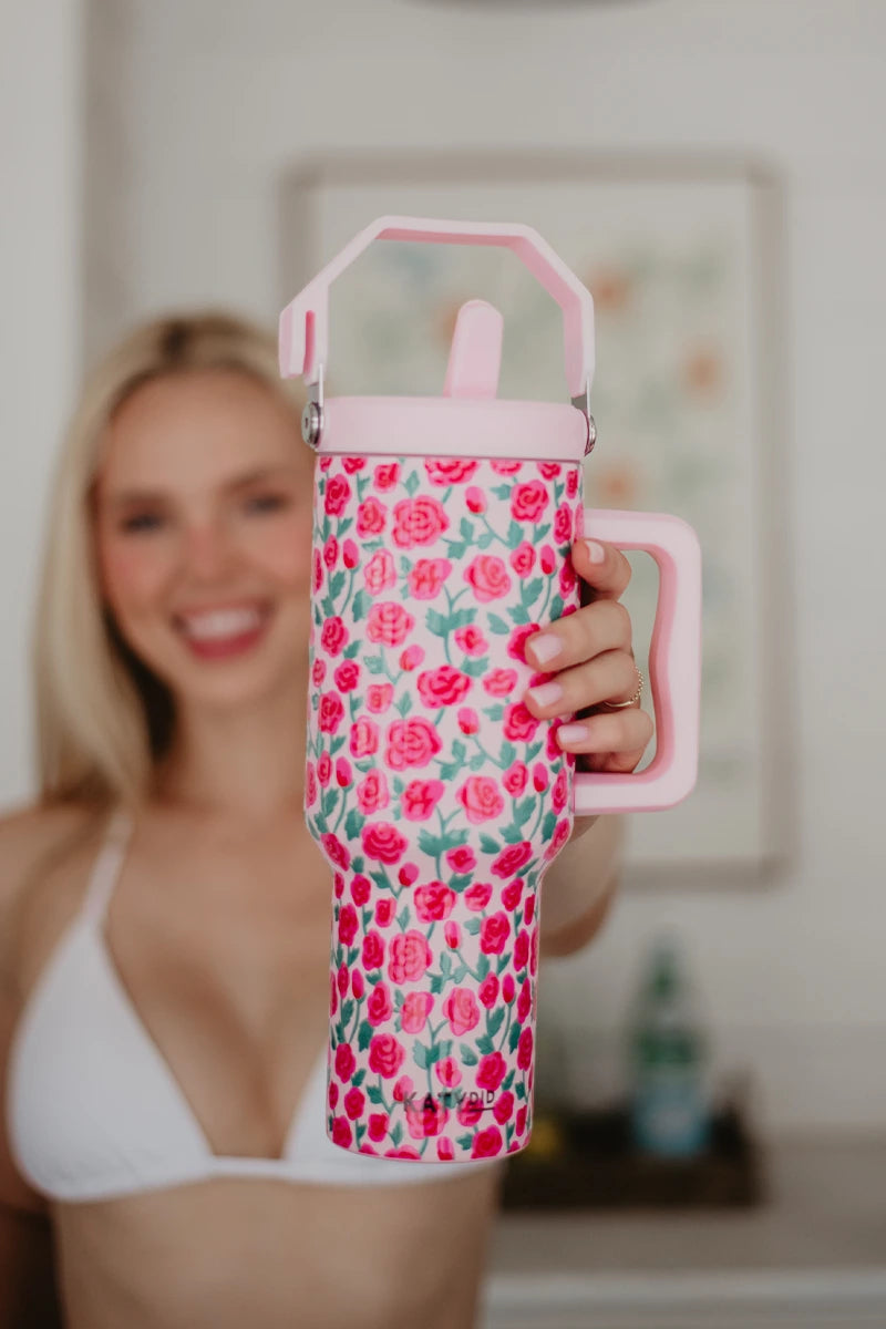 Whimsical Roses Wholesale Tumbler Cup
