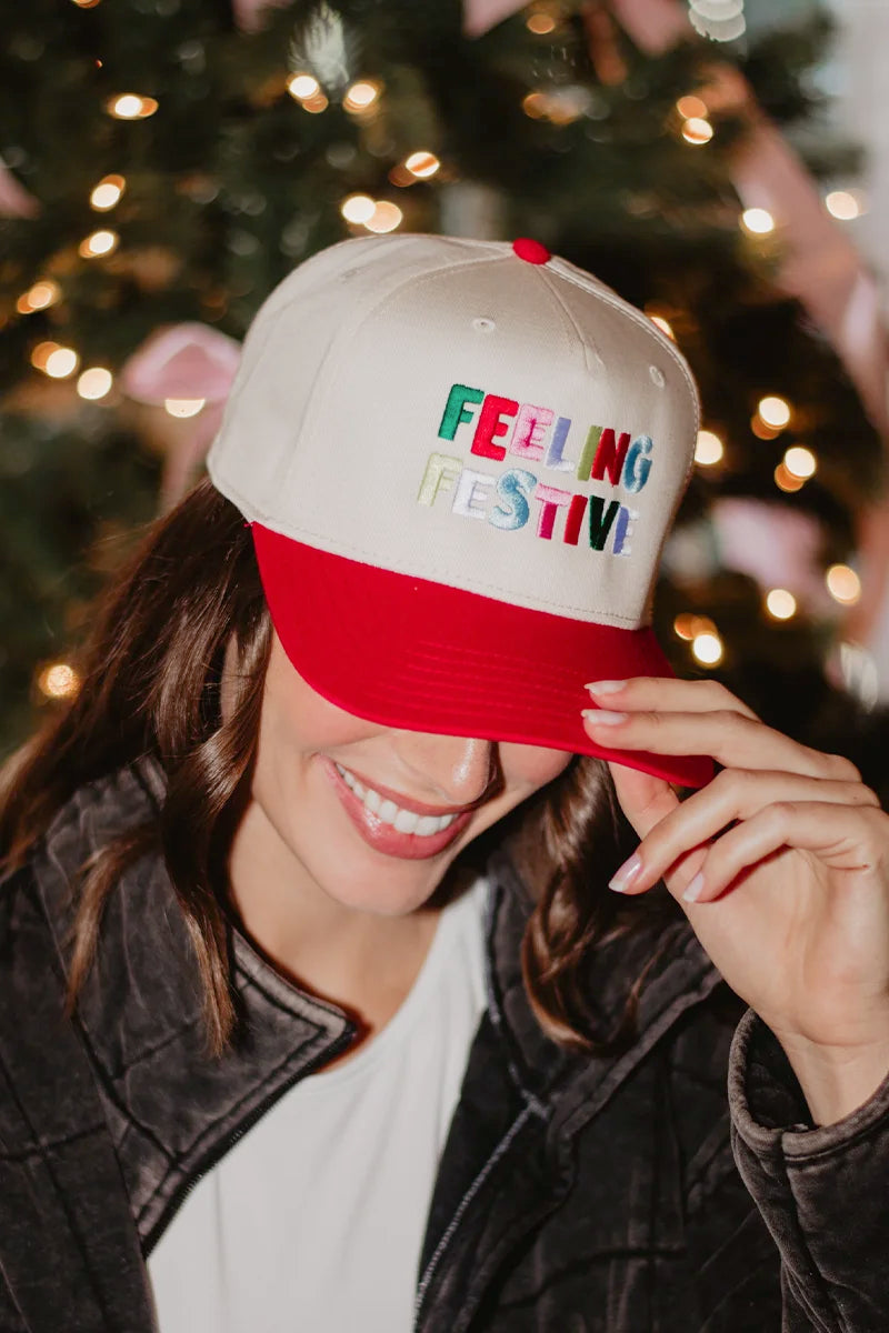Feeling Festive Wholesale Vintage Trucker Hat