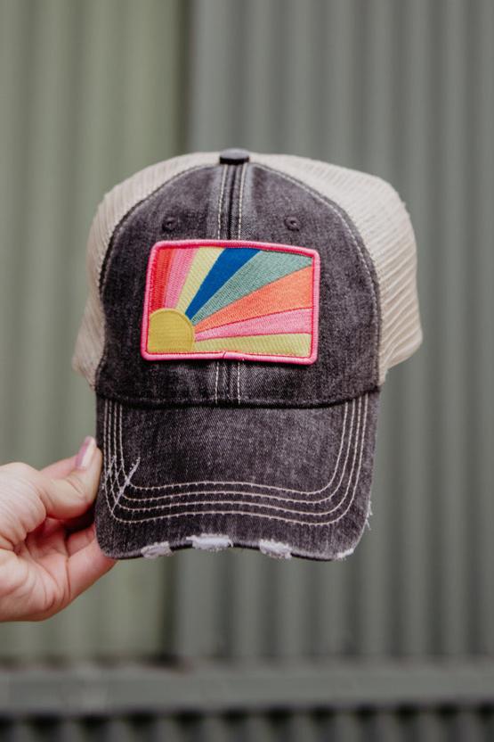 Bursting Sunshine Patch Wholesale Trucker Hat