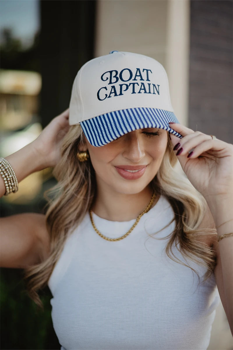 Boat Captain Wholesale Two-Toned Fitted Hat