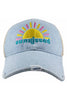 Sunkissed Denim Wholesale Trucker Hat