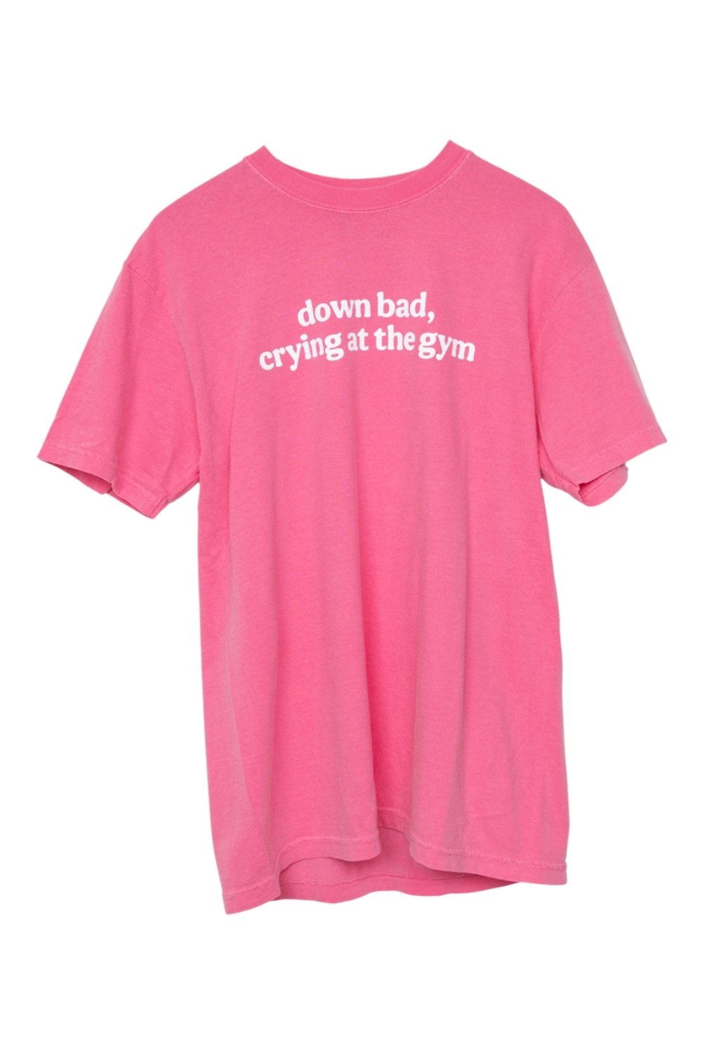 Down Bad Crying At The Gym Wholesale Women's Graphic Tee