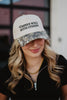 Drinks Well With Others Wholesale Two-Toned Vintage Hat