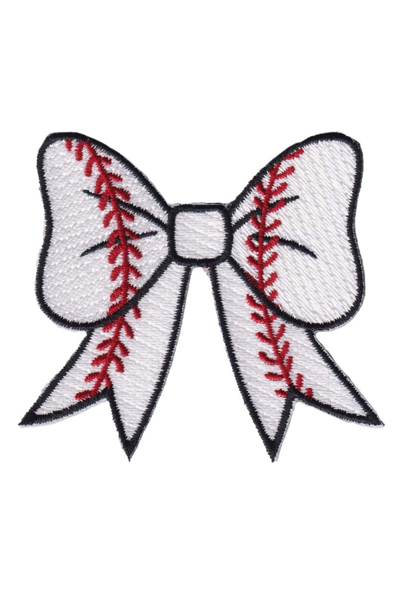 Baseball Bow Wholesale Hat Patch (SET OF 3)