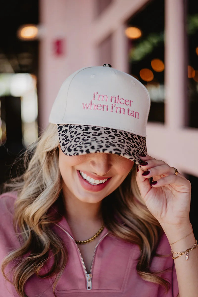 I'm Nicer When I'm Tan Wholesale Two-Toned Vintage Hats