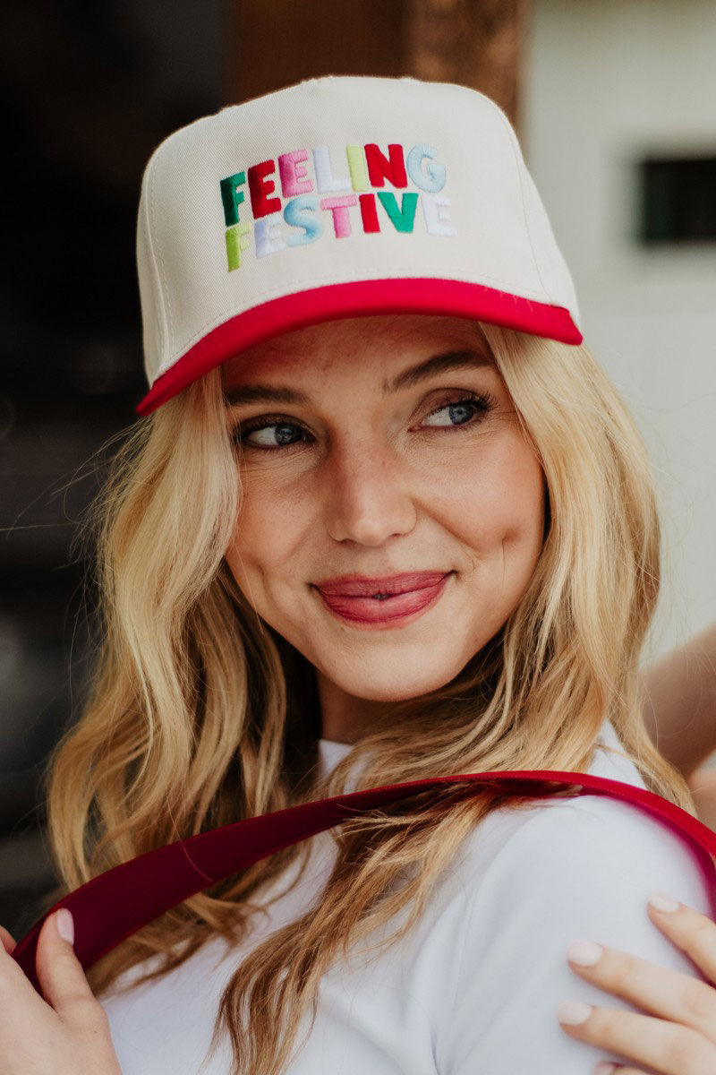 Feeling Festive Wholesale Vintage Trucker Hat