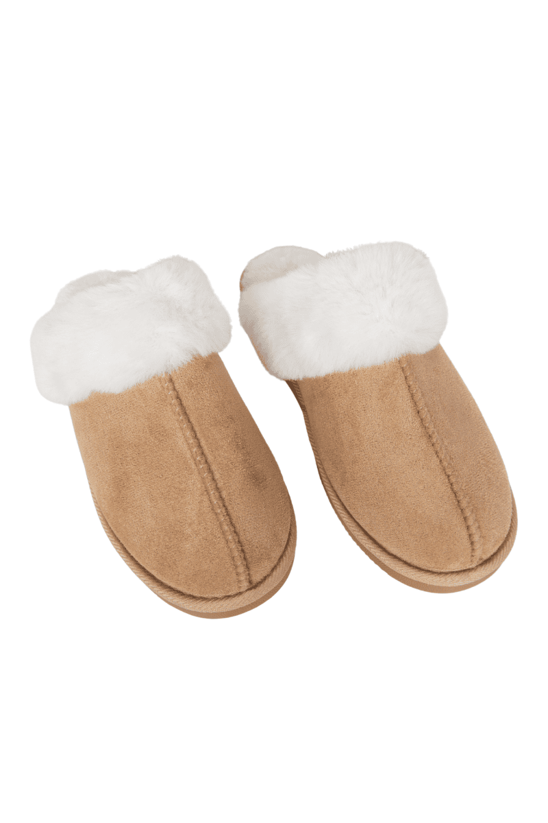 Sand Wholesale Faux Fur Cute Slippers