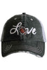 Love Football Trucker Hat (Black)