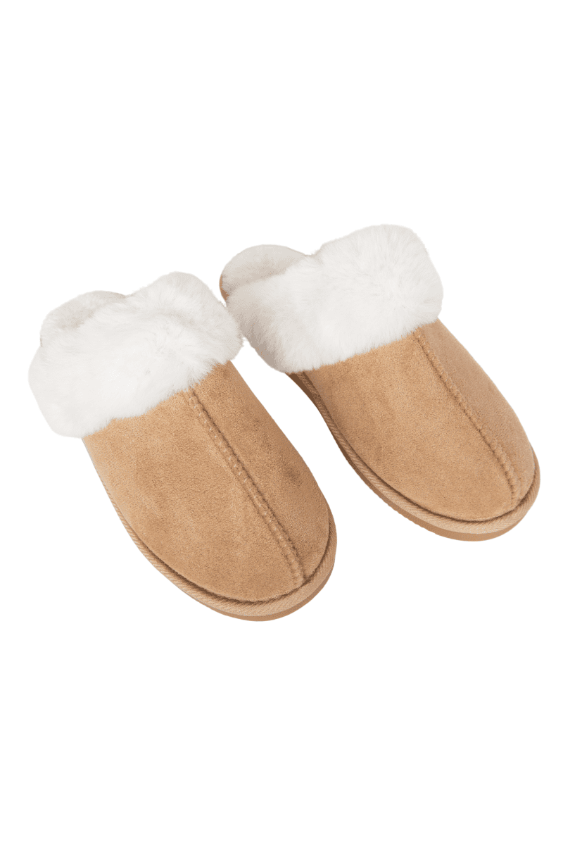 Sand Wholesale Faux Fur Cute Slippers