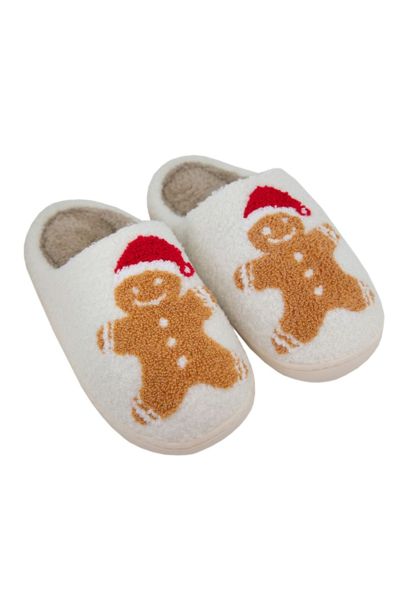 Gingerbread Man Wholesale House Slippers