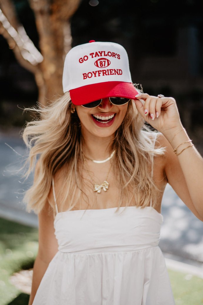 Go Taylor's Boyfriend Wholesale Two-Toned Hat