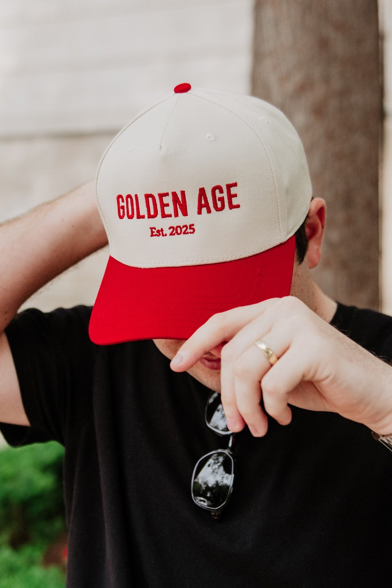GOLDEN AGE Est. 2025 Men's Trucker Hats Vintage