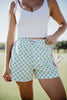 Pink and Green Plaid Wholesale Ladies Boxer Shorts