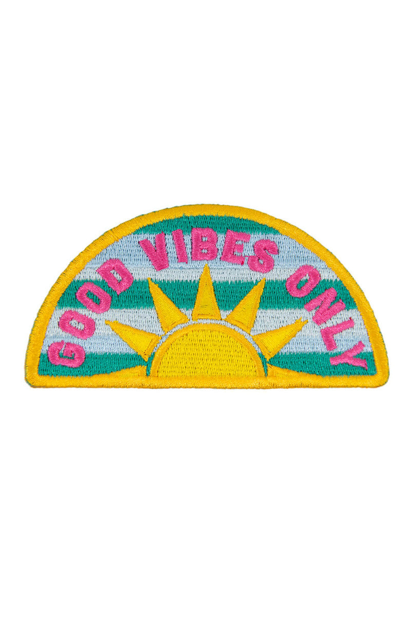 Good Vibes Only Sunshine Wholesale Iron On Patch for Hat (SET OF 3)