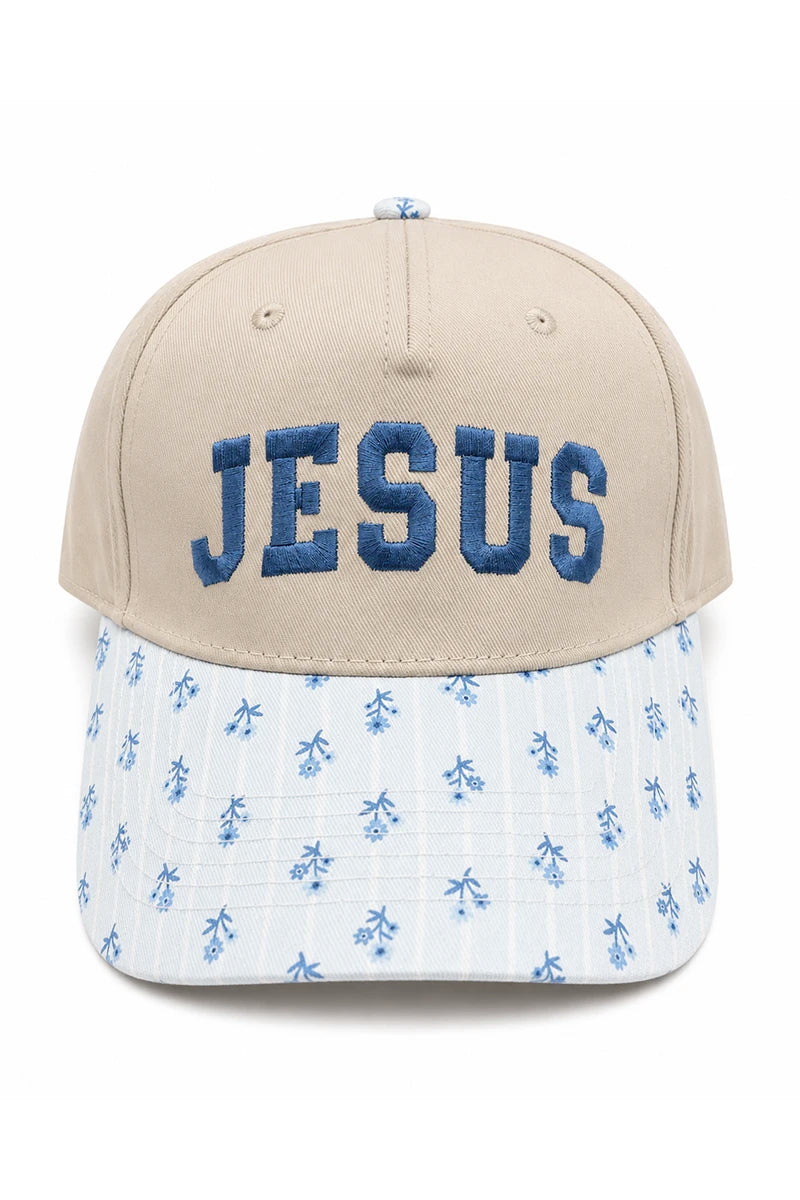 JESUS Two-Toned Hat for Women