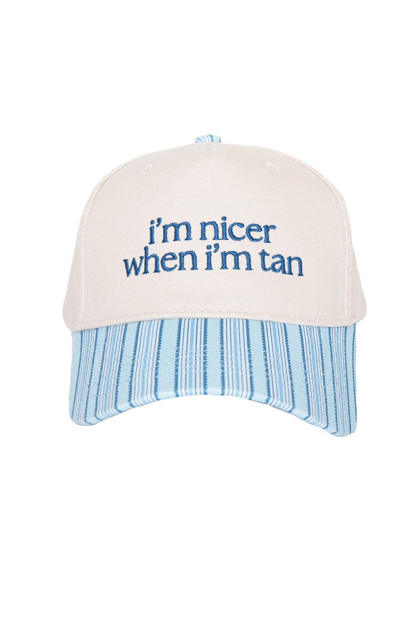 I'm Nicer When I'm Tan Wholesale Two-Toned Vintage Hats