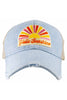 Hello Sunshine Patch Denim Wholesale Trucker Hat