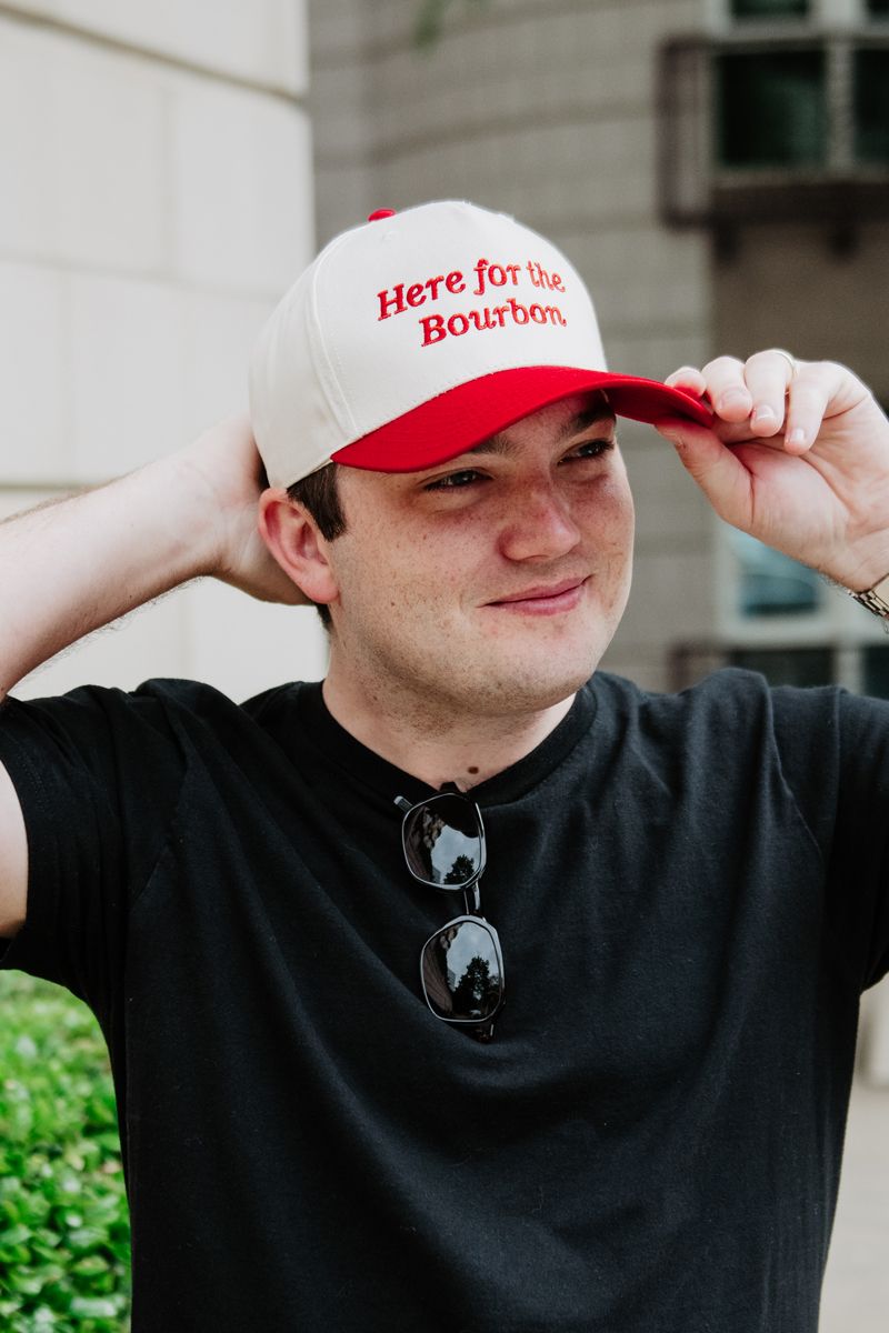 Here For the Bourbon Wholesale Vintage Trucker Hats