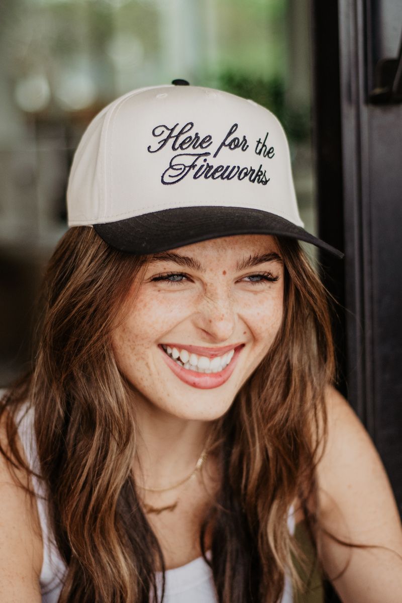 Here For The Fireworks Wholesale 4th of July Hat
