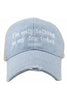 I'm Only Talking to My Dog Wholesale Trucker Denim Hat