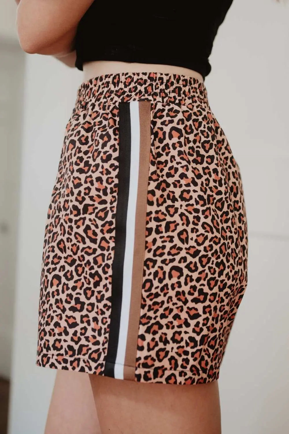 Brown Leopard Cute Wholesale Women's Boxers