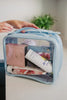 Light Blue Large Makeup & Toiletries Organizer For Boutiques