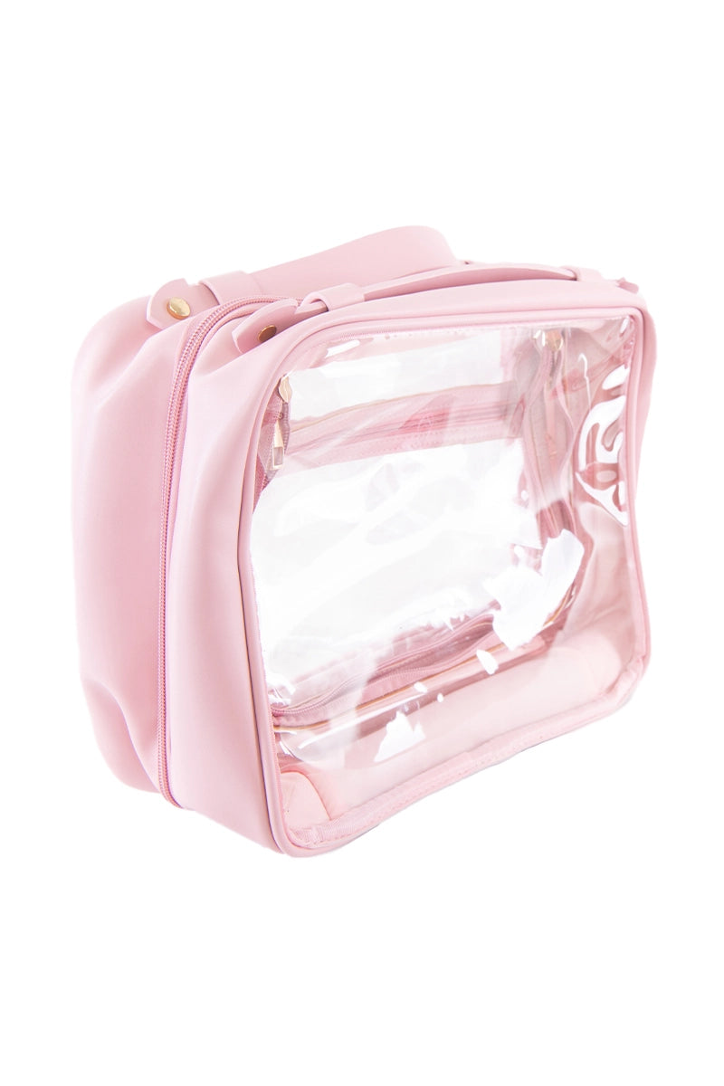 Light Pink Large Makeup & Toiletries Organizer Wholesale
