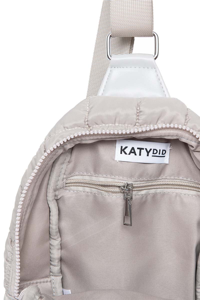 Sand Wholesale Quilted Sling Belt Bag